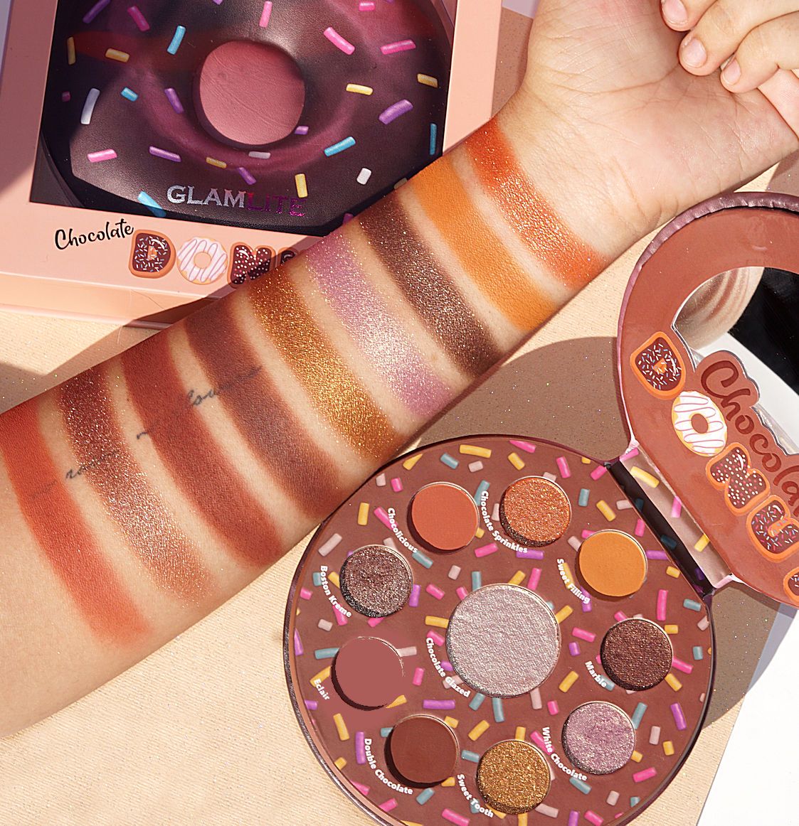 Glamlite Cosmetics - Chocolate Donut Palette
