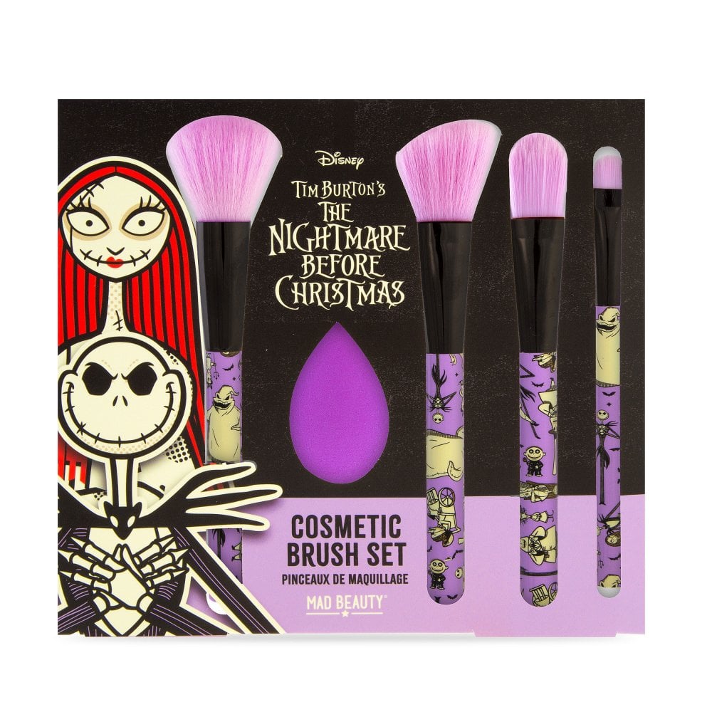 Mad Beauty - Disney Nightmare Before Christmas Cosmetic Brush Set
