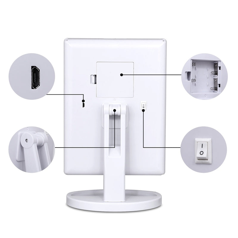 Makeup Mirror With 22 LED Lights