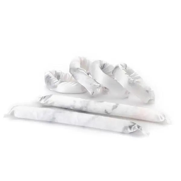 Kitsch - Satin Heatless Pillow Rollers 6pc - Soft Marble