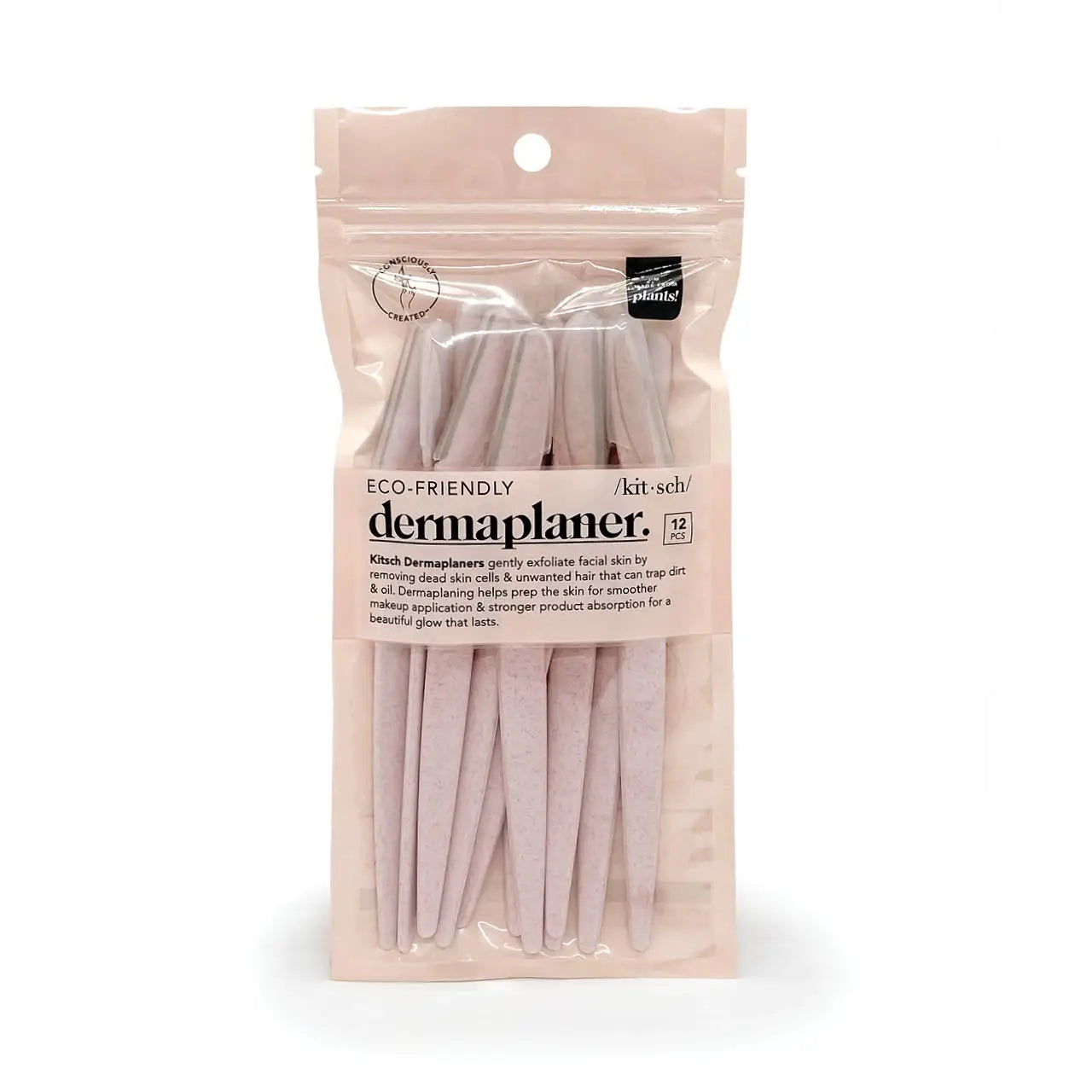 Kitsch -Eco-Friendly Dermaplaner 12 Pack - Blush