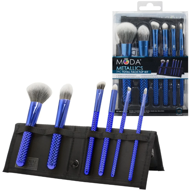 Moda - Metallics 7pc Metallic Blue Total Face Kit