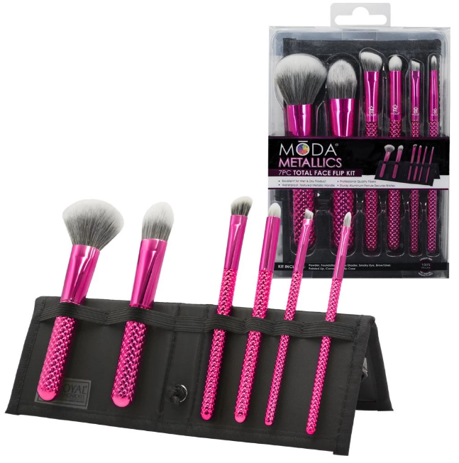 Moda - Metallics 7pc Hot Pink Total Face Kit