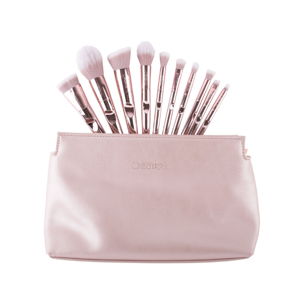 Beauty Creations - Floral Bloom Champagne Luxe 10pc Brush Set
