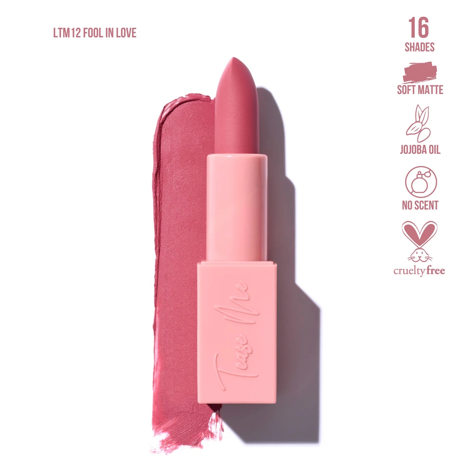 Beauty Creations - Tease Me Collection Lipstick - Fool In Love