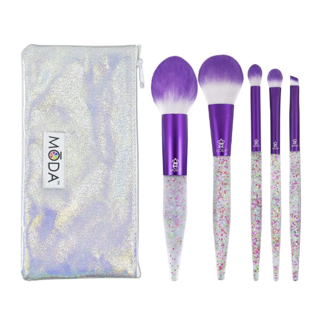 Moda - Glitter Bomb 6pc Complete Kit Purple
