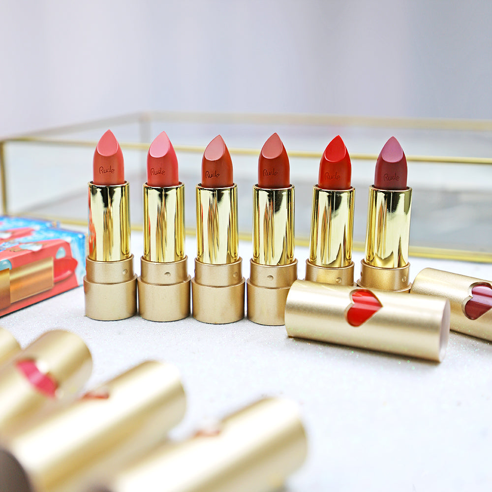 Rude Cosmetics - Hydro Shine Moisturizing Lipstick Scarlet