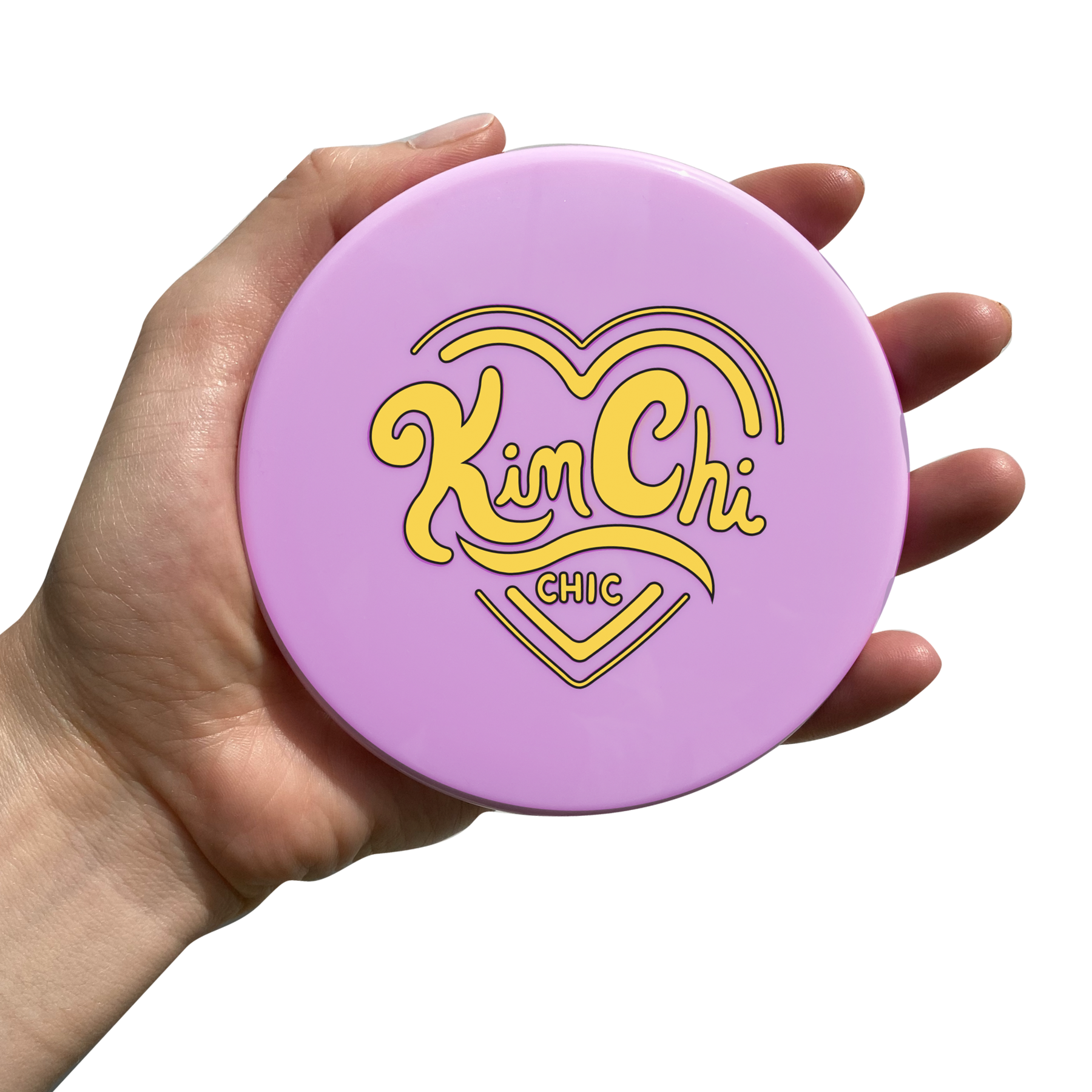 KimChi Chic - Round Compact Mirror Lavender