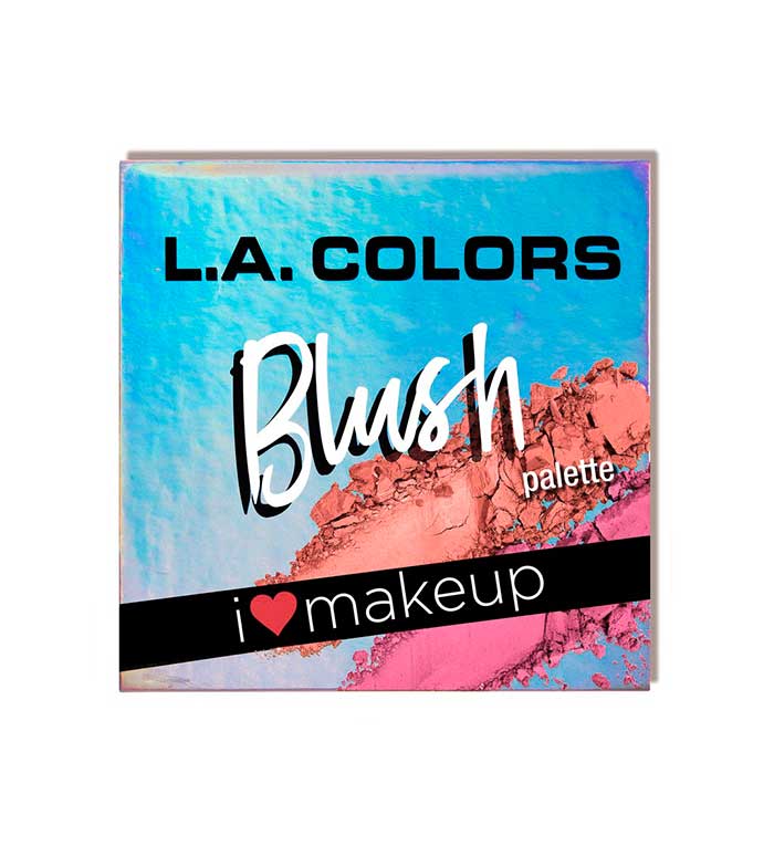 L.A. Colors - Beauty Booklet Blush Palette Feeling Fabulous