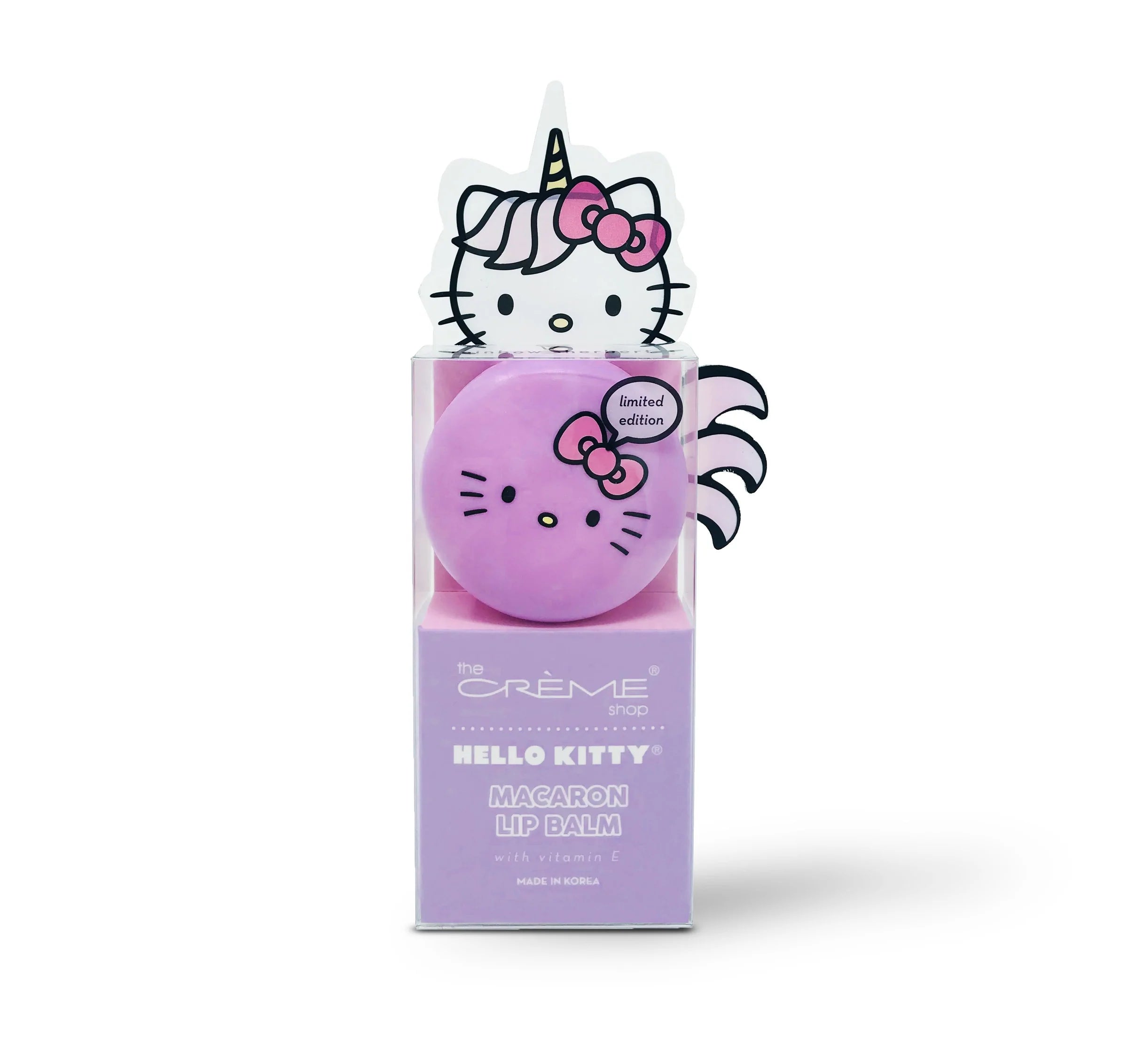 The Creme Shop - Hello Kitty Macaron Lip Balm - Rainbow Sherbet