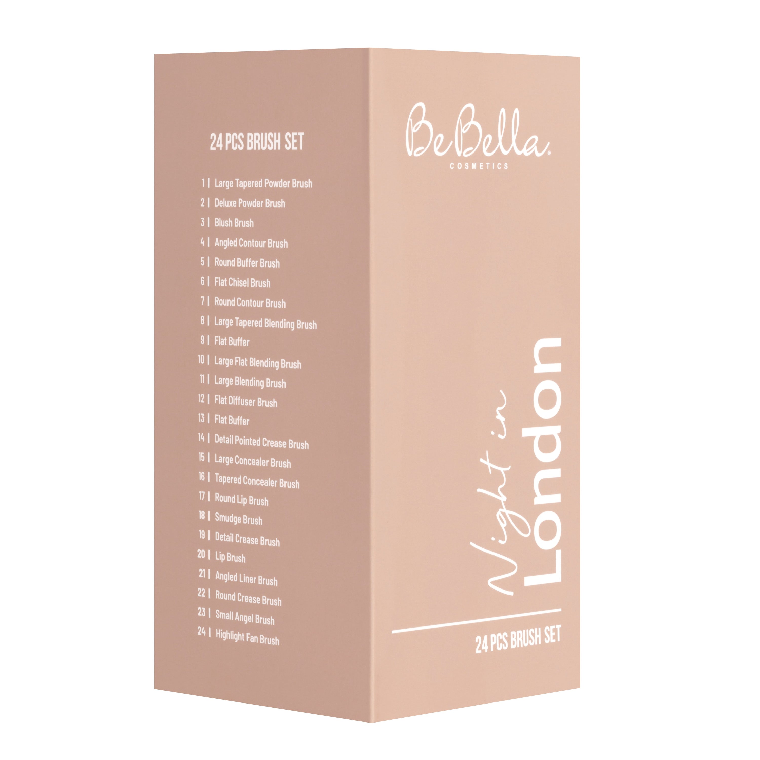 BeBella Cosmetics - Night In London 24pc Brush Set