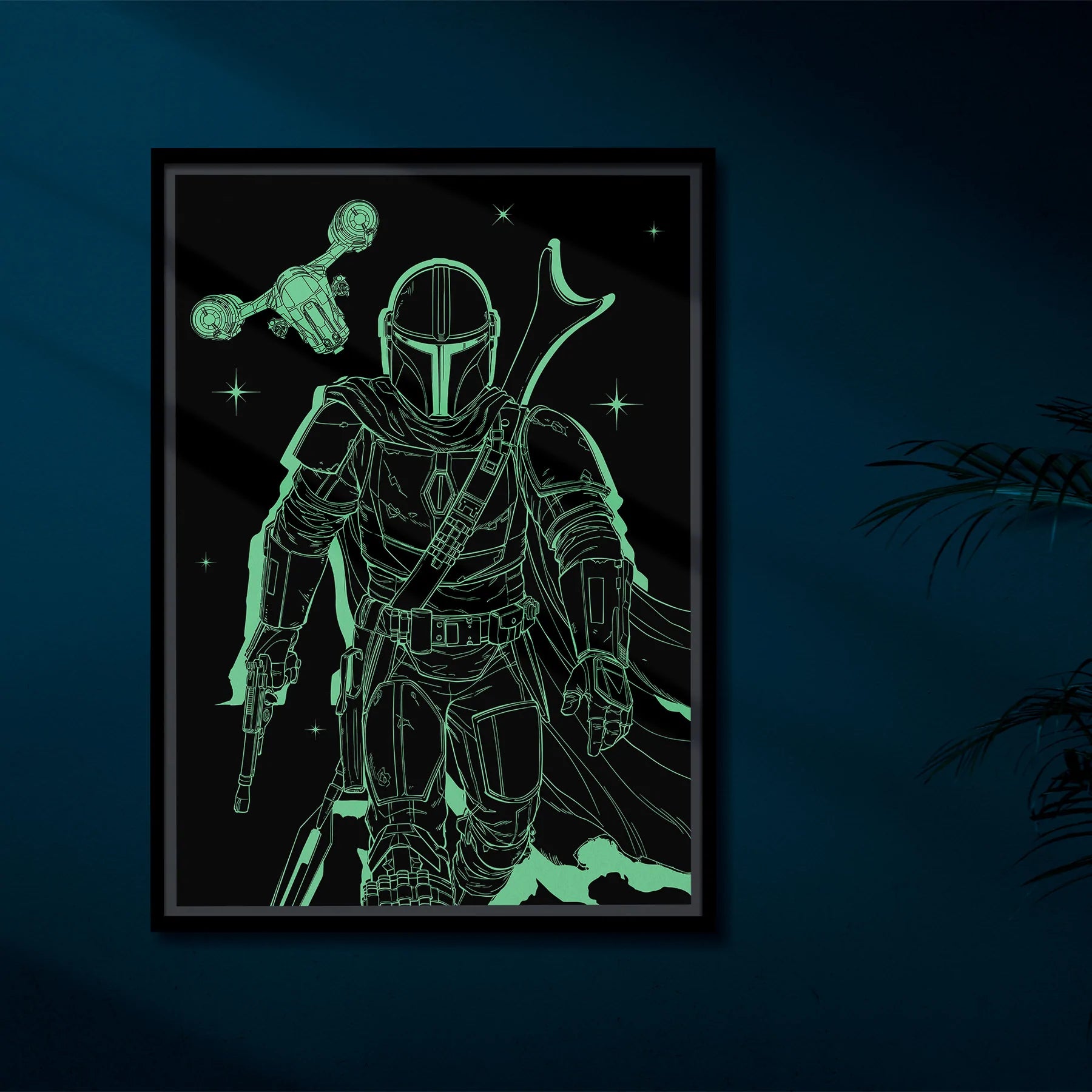 Short Story - Star Wars Poster A1 Mandalorian