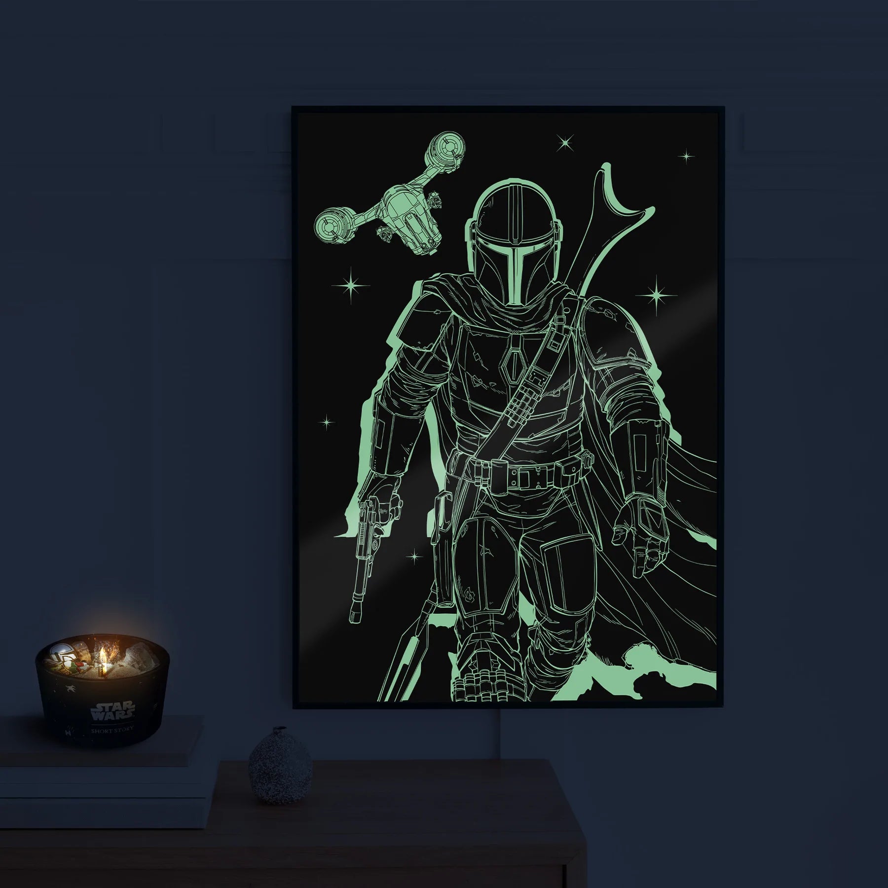 Short Story - Star Wars Poster A1 Mandalorian