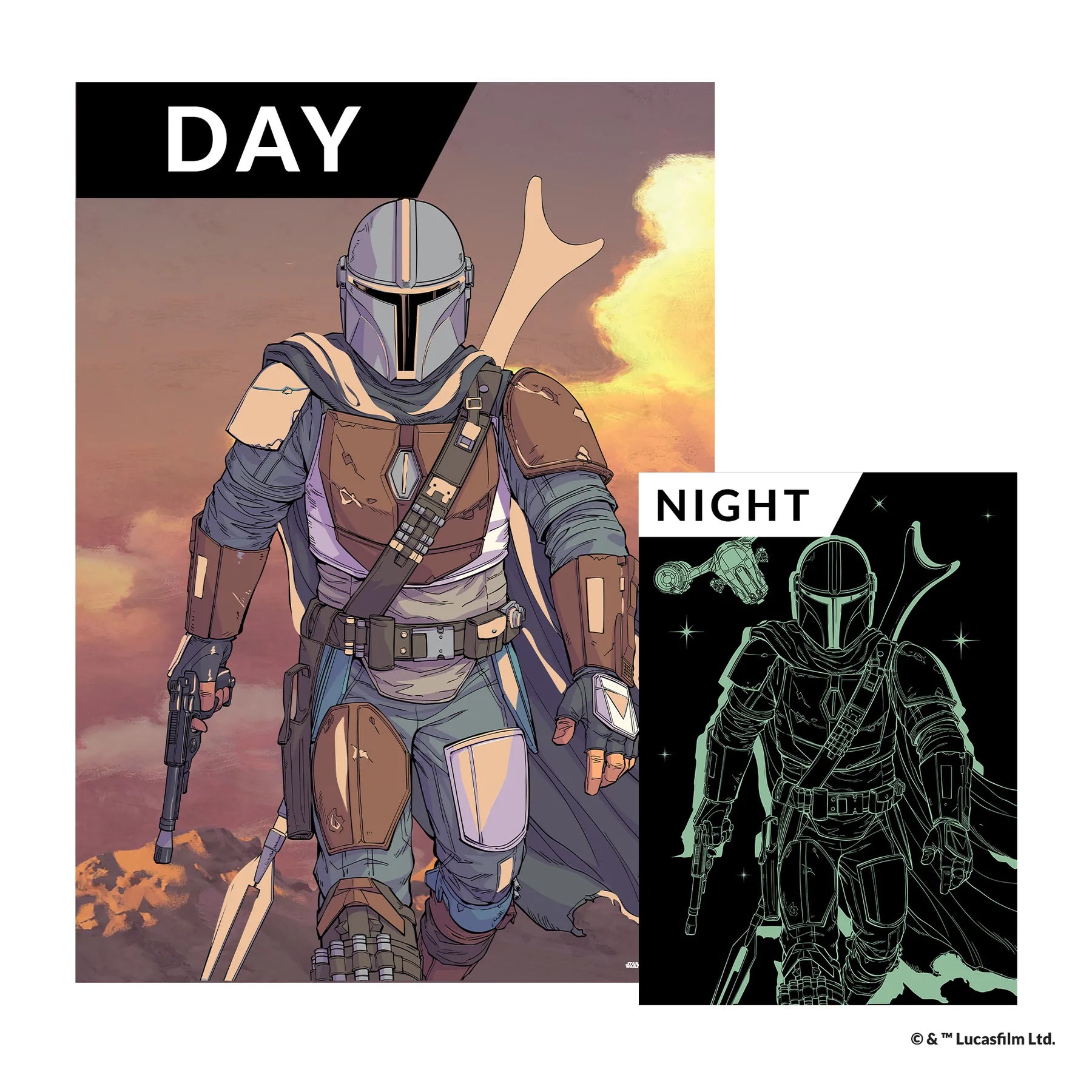 Short Story - Star Wars Poster A1 Mandalorian