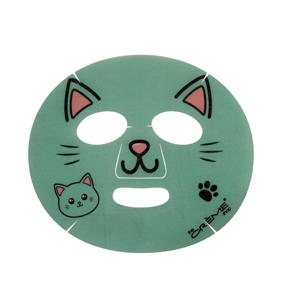 The Creme Shop - Be Clear, Skin! Animated Kitten Face Mask - Acne Fighting Witch Hazel