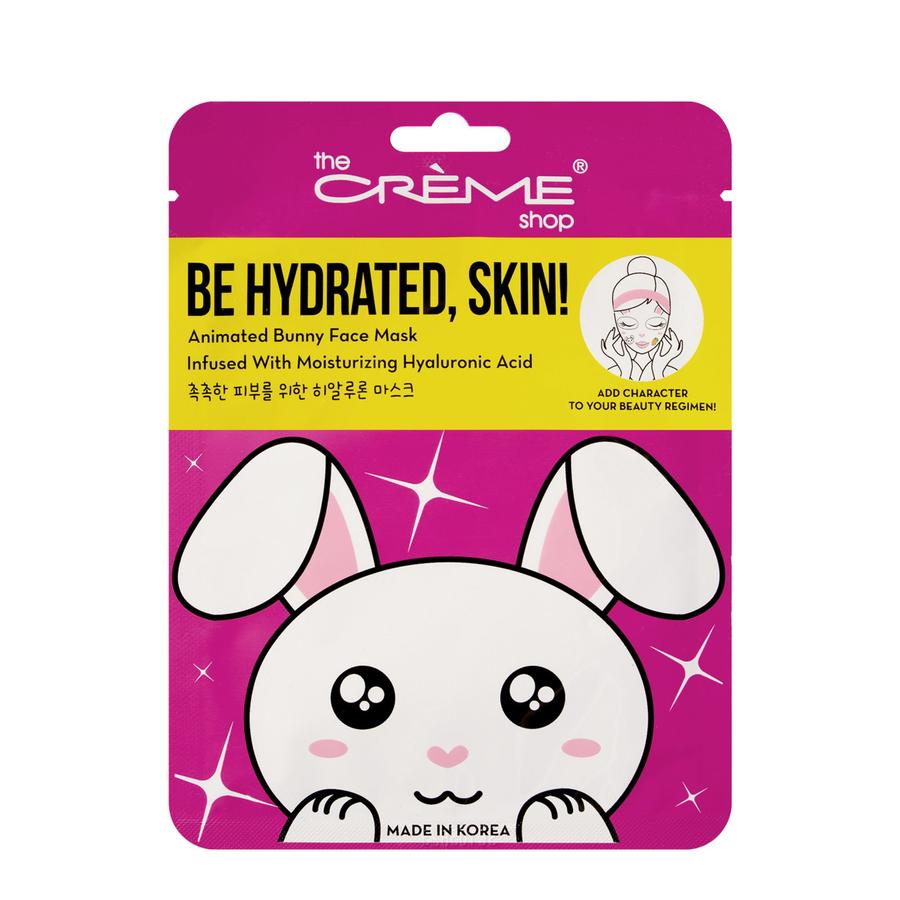 The Creme Shop - Be Hydrated, Skin! Animated Bunny Face Mask - Moisturizing Hyaluronic Acid