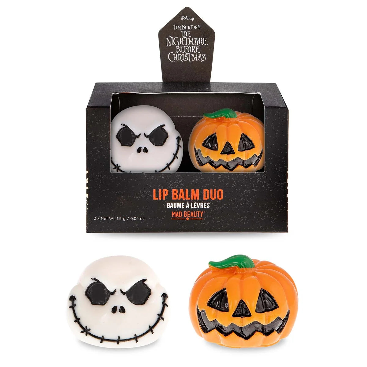 Mad Beauty - Disney Nightmare Before Christmas Lip Balm Duo