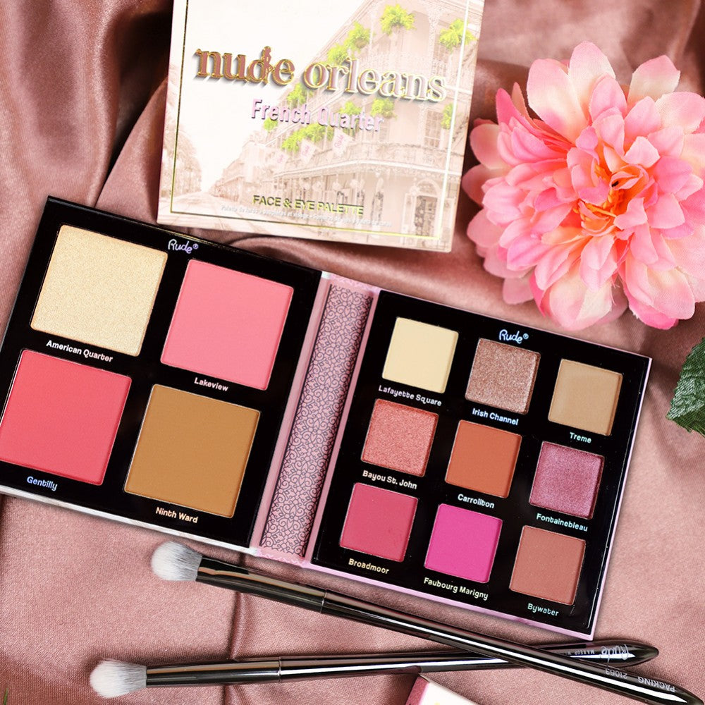 Rude Cosmetics - Nude Orleans Face & Eye Palette