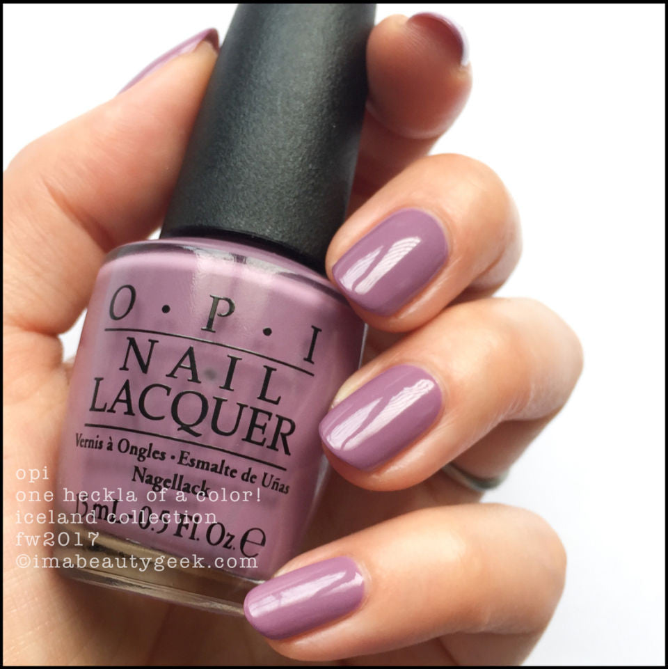 OPI 2017 Iceland 'One Heckla of a Color!'
