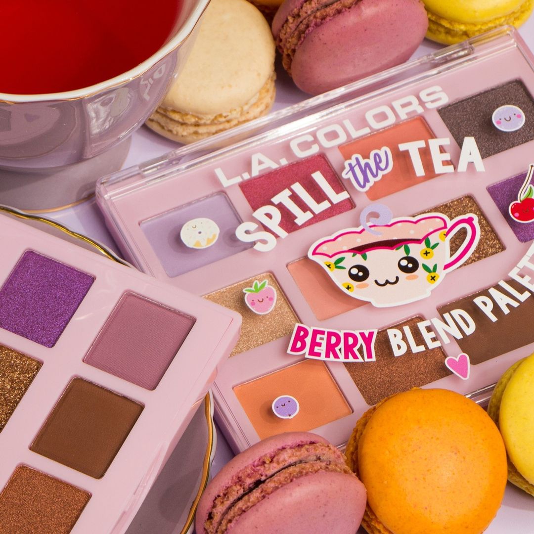 L.A. Colors - Let’s Talk Tea Berry Blend Palette