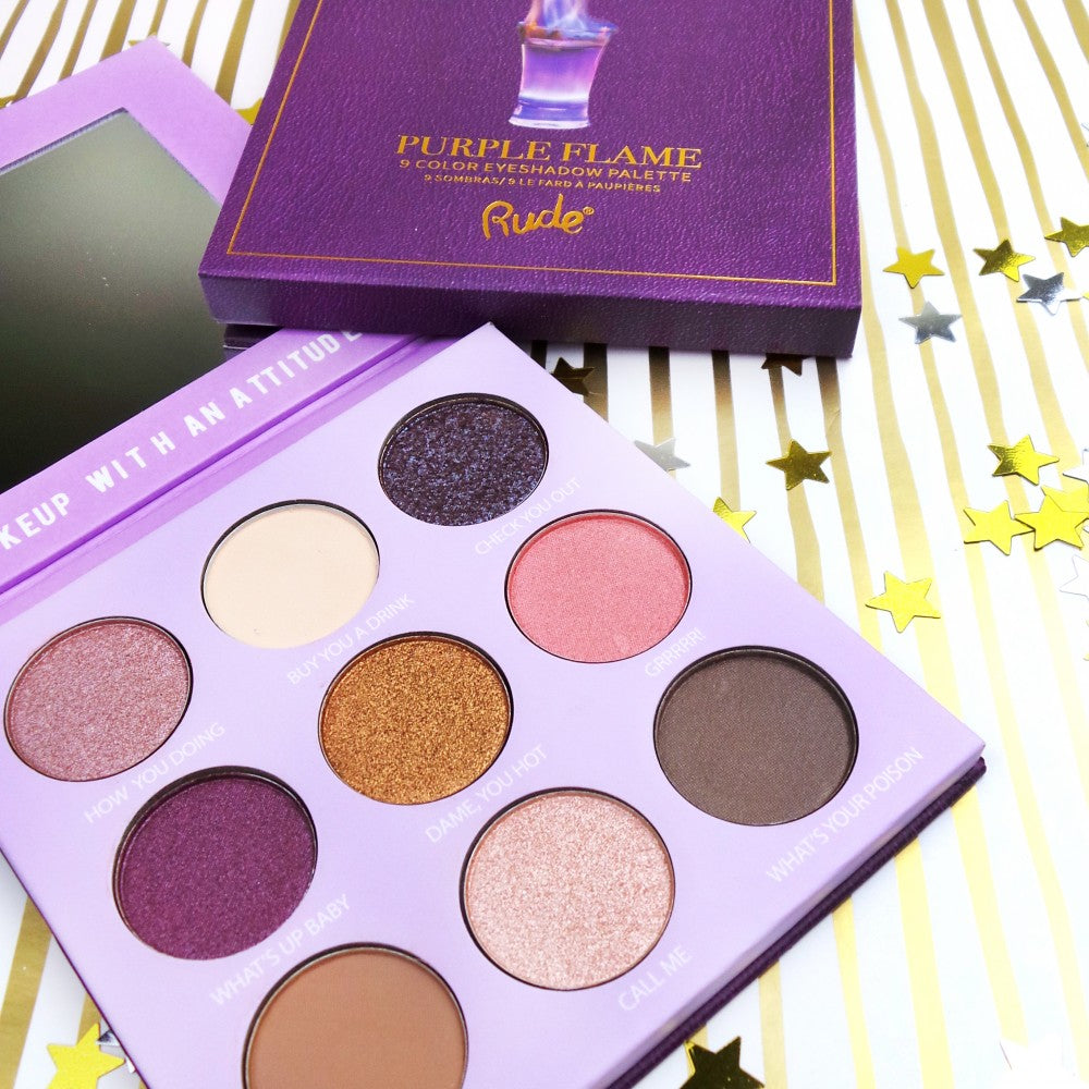 Rude Cosmetics - Cocktail Party Purple Flame Palette