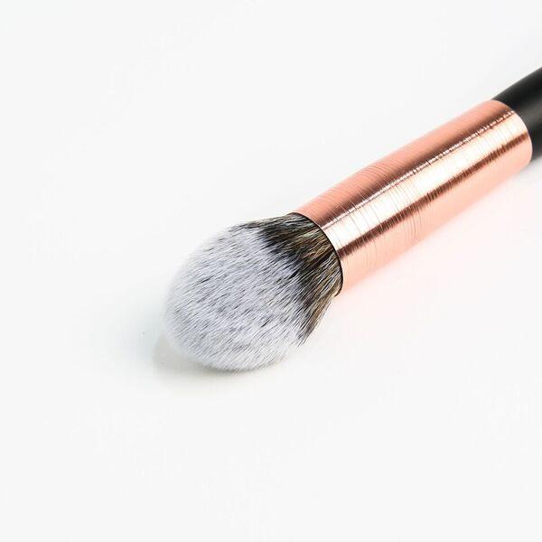 BeBella Cosmetics - Rose Gold Pointed Powder Detailed Brush