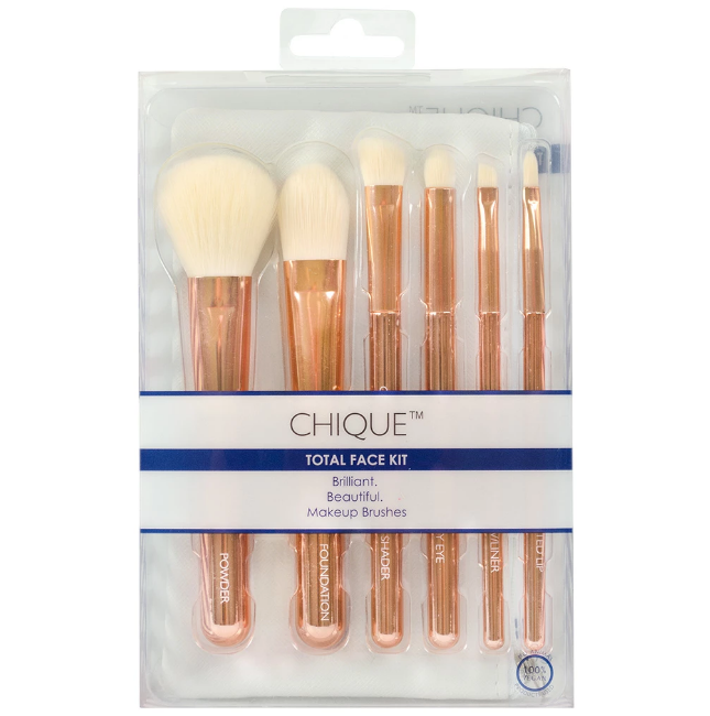 Chique - Rose Gold 7pc Total Face Kit