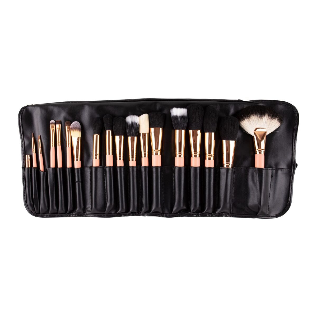 BeBella Cosmetics - Rose Gold Pro 18pc Brush Set