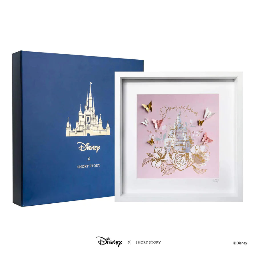 Short Story - Disney Large White Frame Castle II
