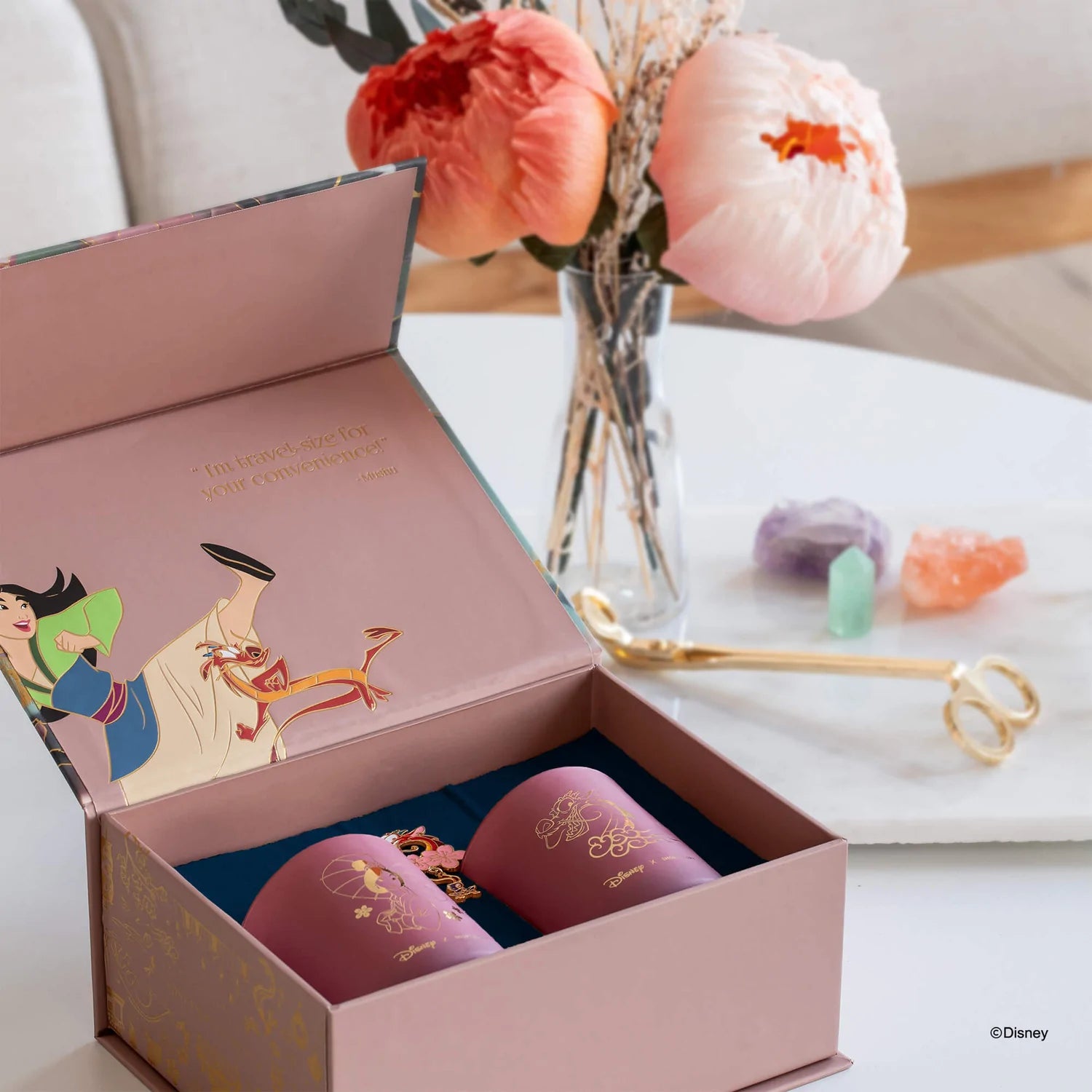 Short Story - Disney Candle Twin Pack Mulan & Mushu