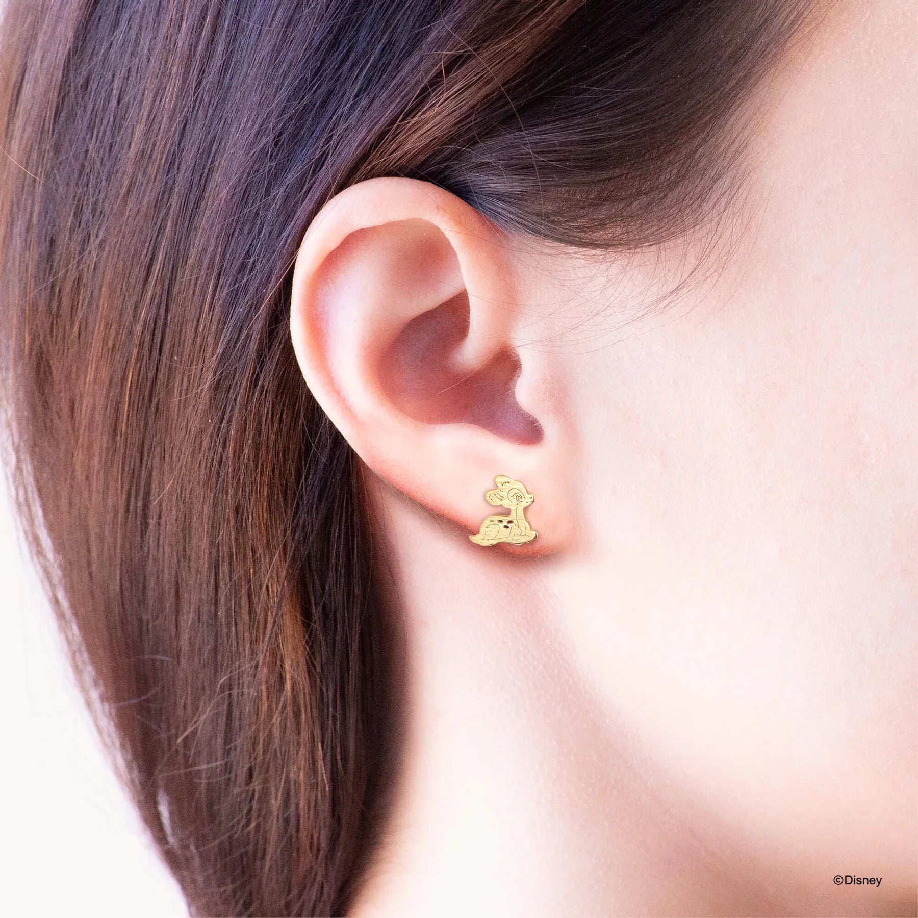 Short Story - Disney Earring Bambi & Thumper Gold