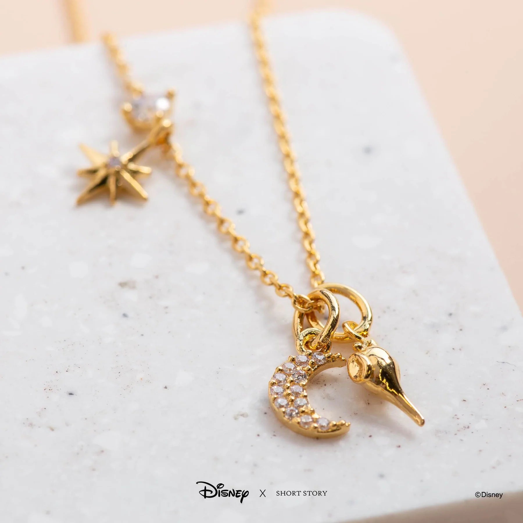Short Story - Disney Necklace Jasmine Gold
