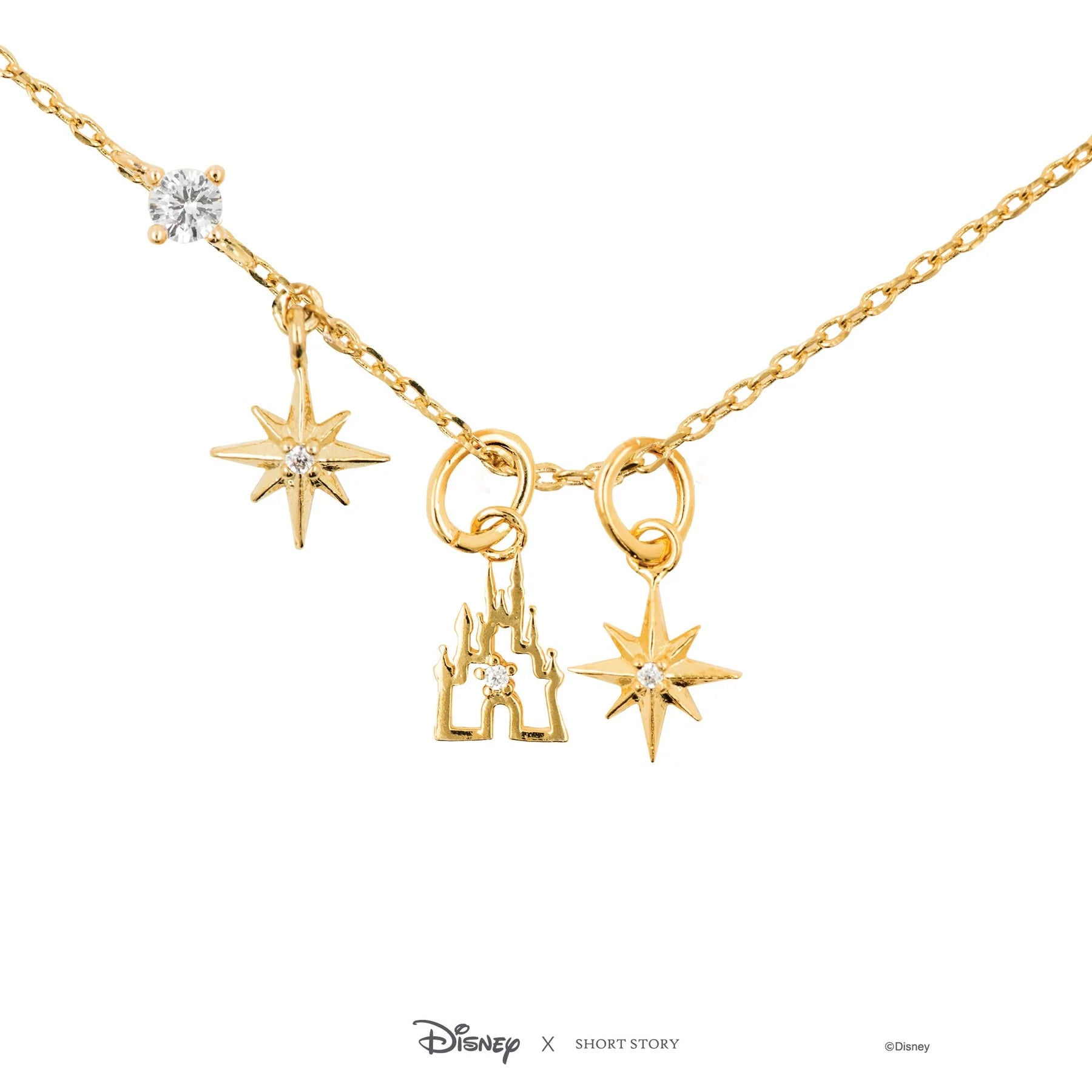 Short Story - Disney Necklace Castle Gold