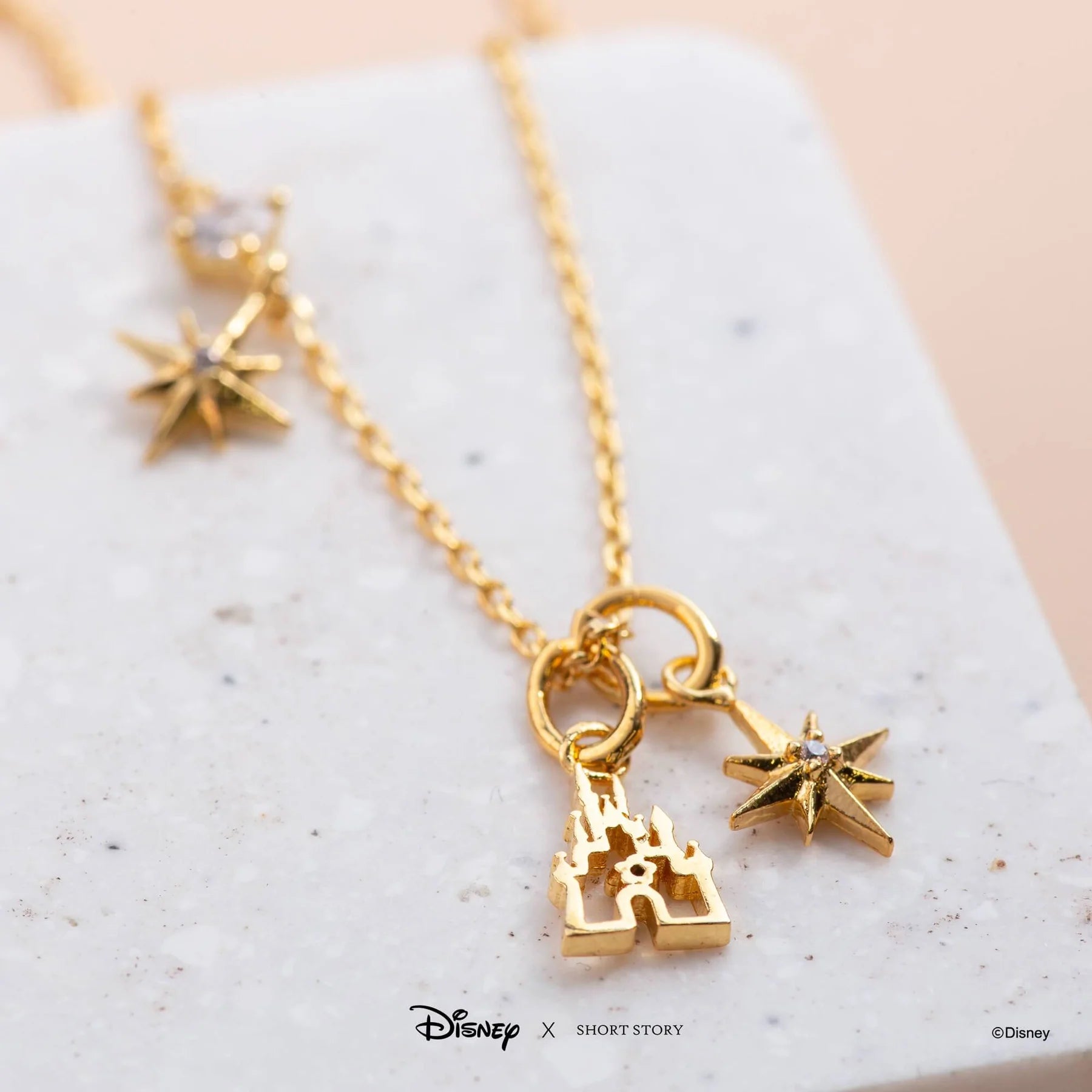 Short Story - Disney Necklace Castle Gold