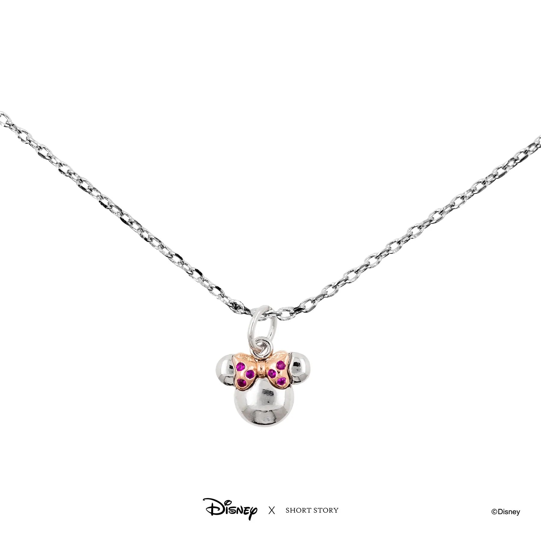 Short Story - Disney Necklace Diamante Minnie Ears