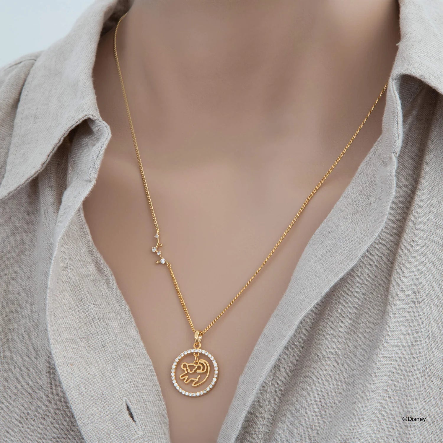 Short Story - The Lion King Necklace Circle Of Life Gold