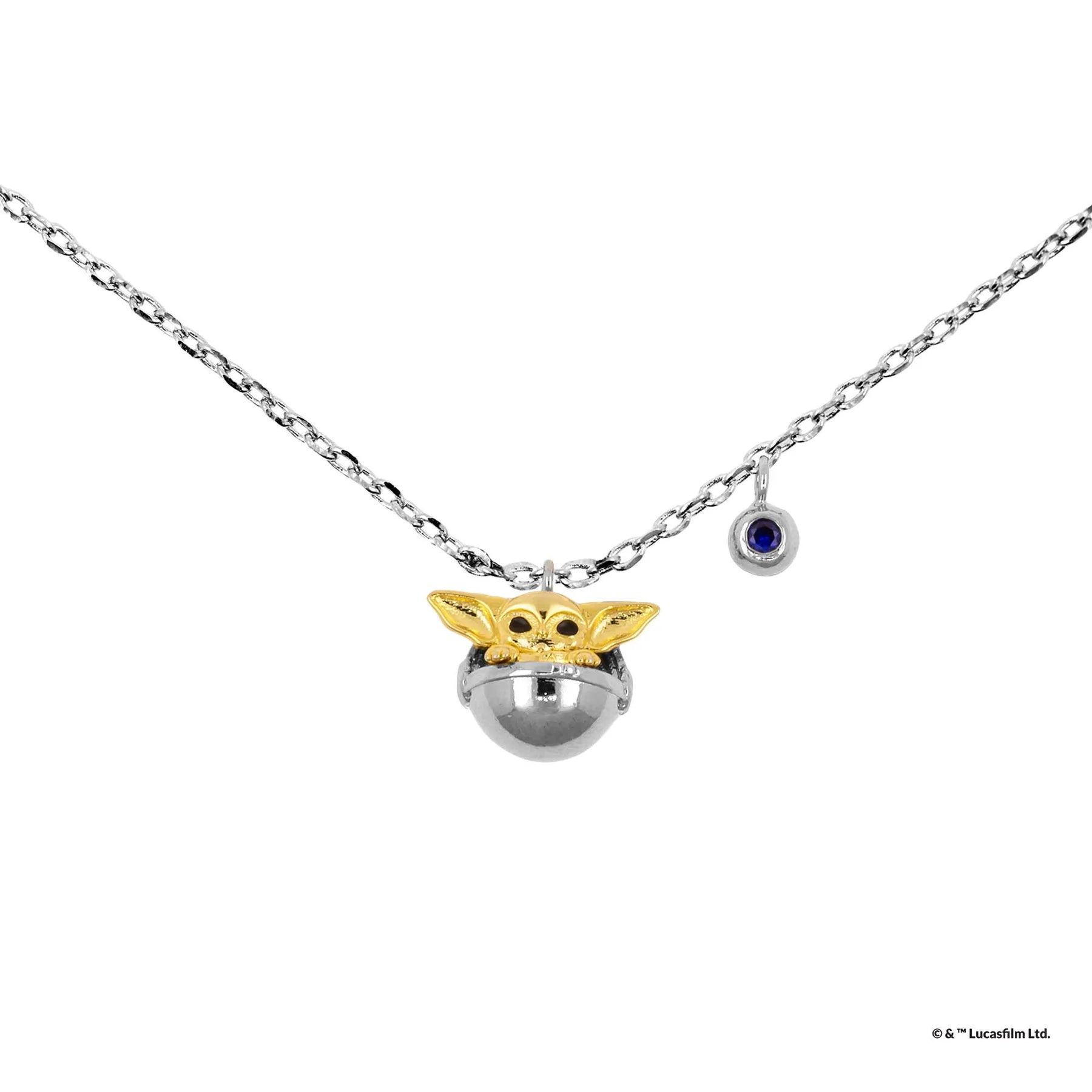 Short Story - Star Wars Necklace Grogu Silver