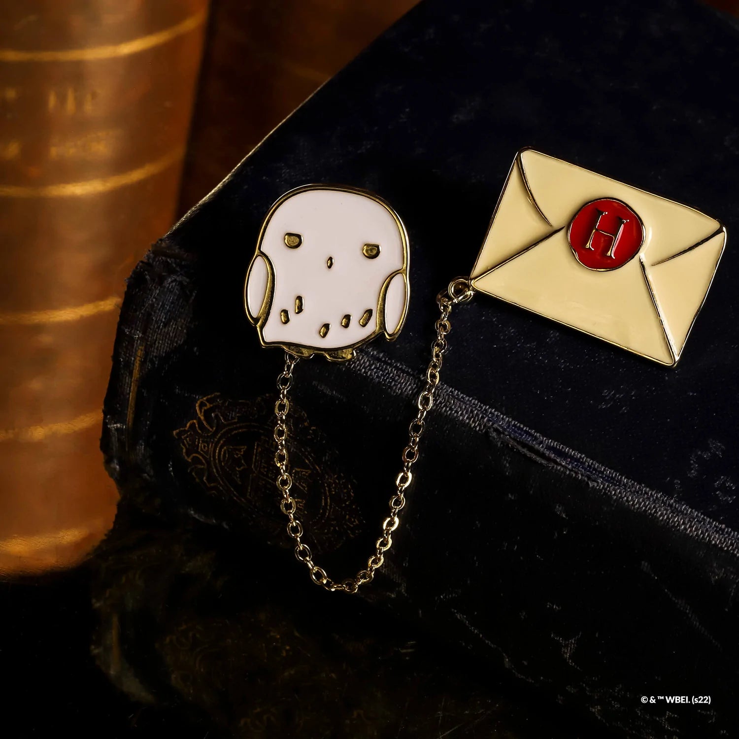 Short Story - Harry Potter Enamel Pin Hogwarts Letter & Hedwig